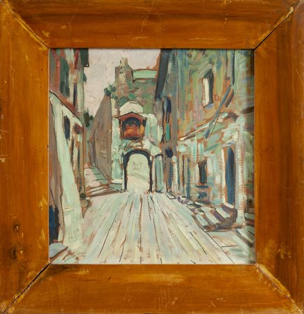 E.S. APRIGLIANO (1892-1975) <br>Il Vicolo della 