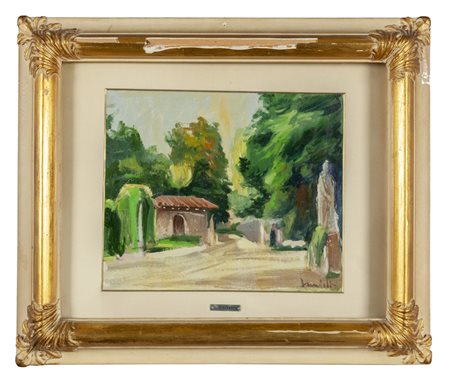 RICCHETTI LUCIANO (1897-1977) <br>Giardino 