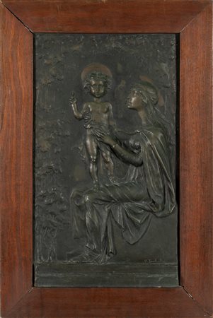 TAMBURLINI ACHILLE (1873-) <br>Madonna con 