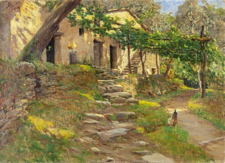 ADOLFO TOMMASI (1851-1933) <br>Controsole nella 