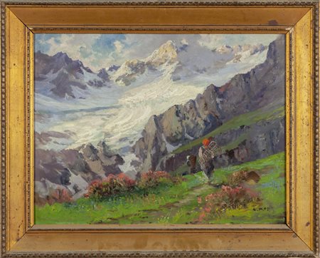 LEONARDO RODA (1868-1933) <br>Campo con 