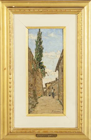 GIOVANNI LOMI (1889-1969) <br>Strada con 