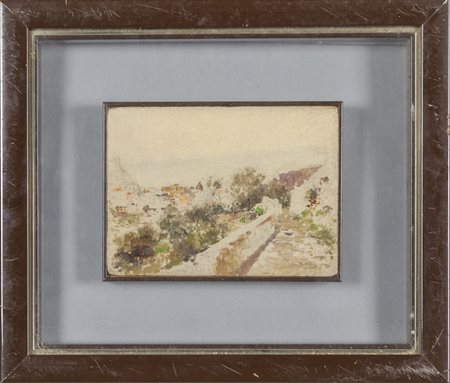 LEOPOLDO GALEOTA (1868-1938) <br>Paesaggio con 