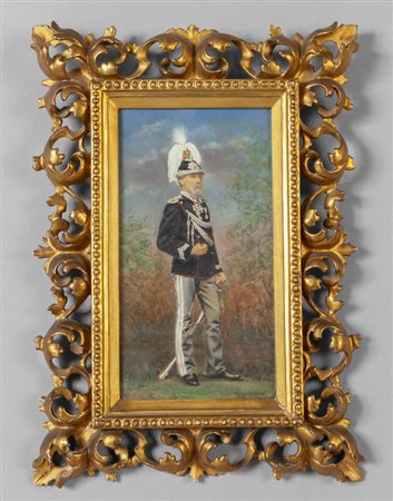 Scuola italiana sec.XIX <br>"Ritratto di 