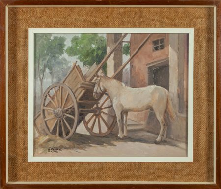 G.Migliara (sec.XX)<br>Il carretto 