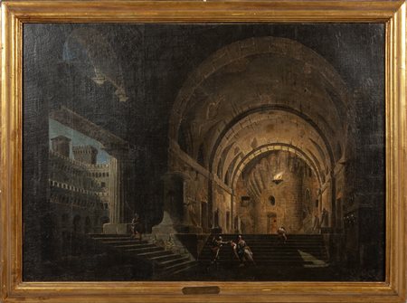 GIOVANNI MIGLIARA (1785-1837) <br>Interno di 