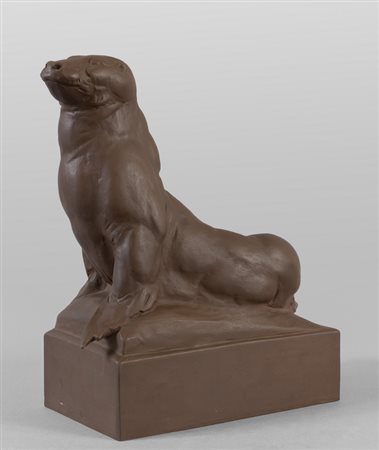 Foca, statuina in porcellana di Meissen, inizi 