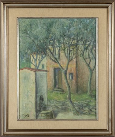 LIBERO VERZETTI (1906-1989) <br>Cascina tra gli 