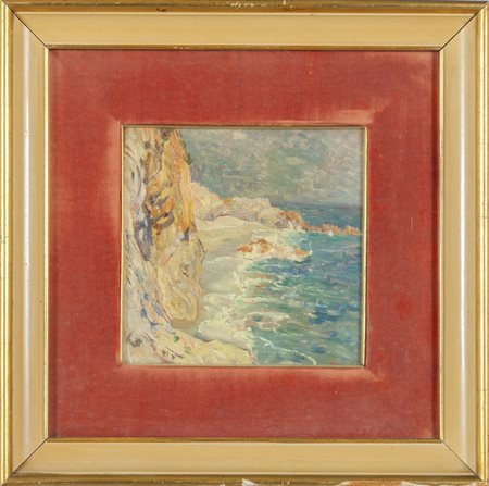 ESO PELUZZI (1894-1985) <br>Varigotti<br>olio su 