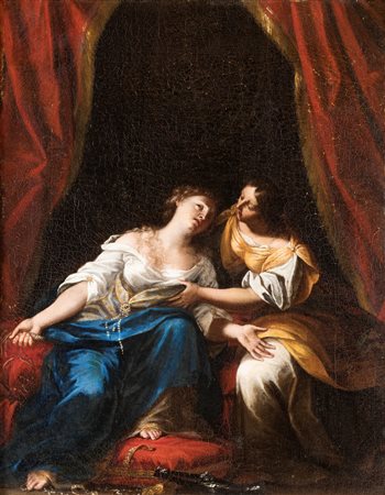 Giovanni Girolamo Bonesi - La penitenza di Maria Maddalena - Nel dipinto sono...
