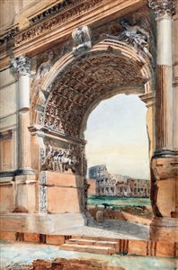Antiquariato - Vedute di Roma, Mobili, Sculture, Dipinti Antichi e del XIX secolo