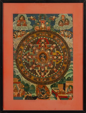 Antico tanka orientale<br>cm. 31x45