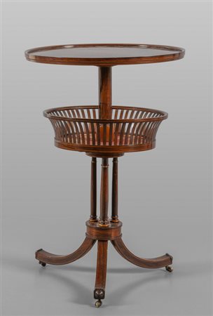 Tavolo da centro Carlo X in palissandro 