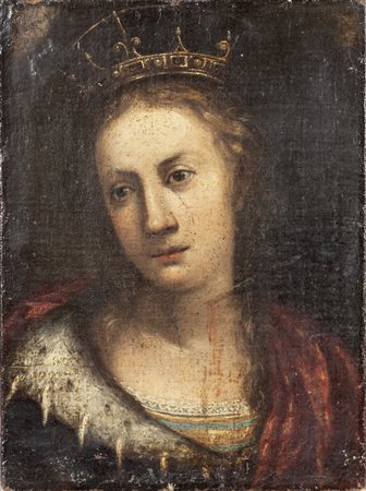 Scuola toscana sec.XVII "Santa Caterina" 