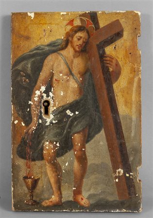 Sportellino di tabernacolo con la raffigurazione 