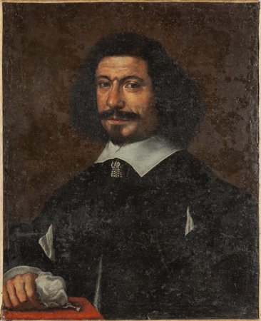 Scuola lombarda sec.XVII "Ritratto virile" 