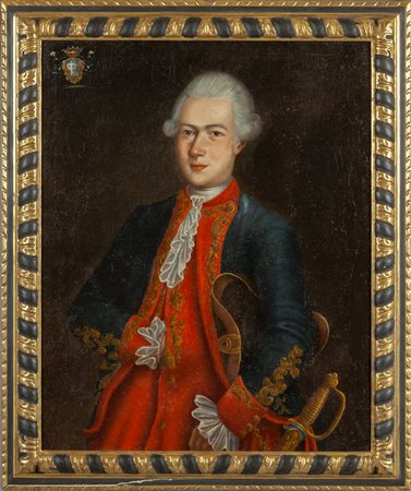 Scuola piemontese sec.XVIII "Ritratto di 