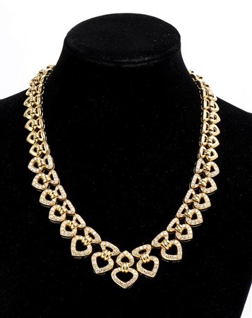 Girocollo semirigido con diamanti