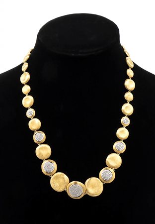 Girocollo con diamanti - manifattura BICEGO, Italia