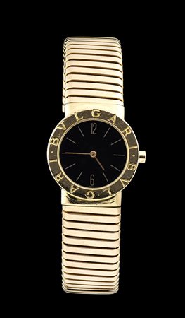 Orologio da polso in oro, BULGARI Tubogas 