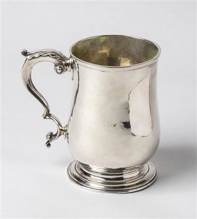 Boccale inglese Geogiano in argento 925/1000 - Londra 1765