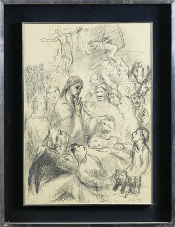 ANONIMO Senza titolo, 1972. Litografia. Cm 70x50. Tir. 30/80 in basso a...