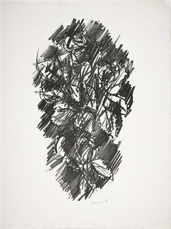MORLOTTI ENNIO (1910 - 1992) Senza titolo. Litografia. Cm 54x40. Firma in...