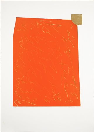 TURCATO GIULIO (1912 - 1995) Senza titolo. Litografia. Cm 71x51. Dimensioni...