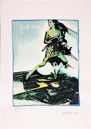 BERTINI GIANNI (1922 - 2010) Senza titolo. Litografia. Cm 70x50. Dimensioni...