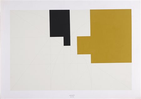 PARDI GIANFRANCO (n. 1933) Senza titolo, 1978. Litografia. Cm 50x70....