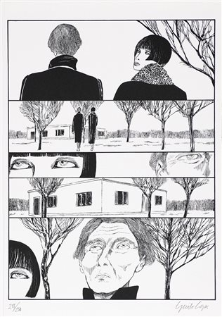 CREPAX GUIDO (1933 - 2003) Senza titolo. Litografia. Cm 34,5x49. Tiratura:...