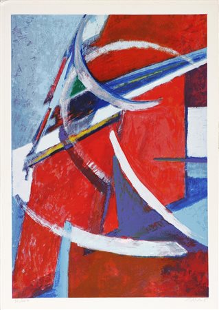 PIZZINATO ARMANDO (1910 - 2004) Senza titolo. Litografia. Cm 70x50. Tiratura:...