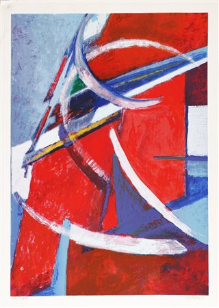 PIZZINATO ARMANDO (1910 - 2004) Senza titolo. Litografia. Cm 70x50. Tiratura:...