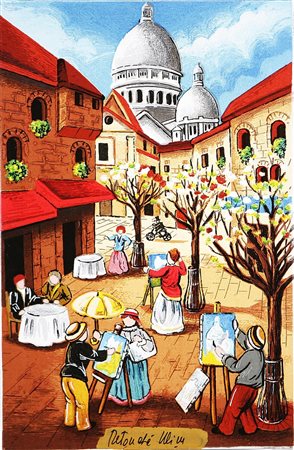 ULISSE (n. 1957) Senza titolo. Retouchè. Cm 30x20. Allegato all'opera...