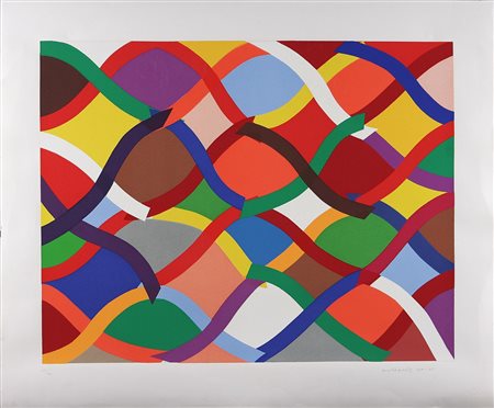 DORAZIO PIERO (1927 - 2005) Senza titolo, 1995. Serigrafia. Cm 78,5x100....