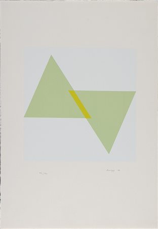 LUGGI GINO (n. 1935) Senza titolo, 1978. Serigrafia. Cm 25x25. Misure di...