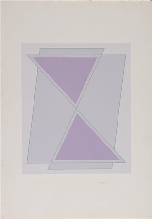 LUGGI GINO (n. 1935) TM4, 1977. Serigrafia. Cm 30x25. Misure di tutto il...