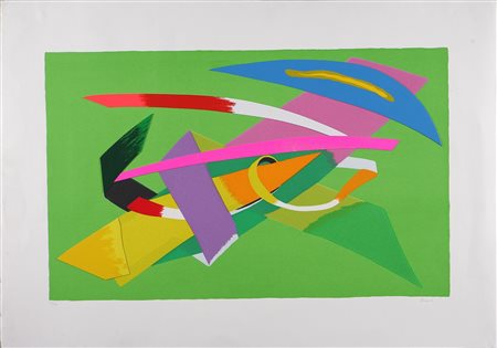 NUCARA RENZO (n. 1955) Senza titolo, 1990. Serigrafia. Cm 50x80. Misure di...