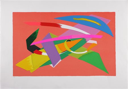 NUCARA RENZO (n. 1955) Senza titolo, 1990. Serigrafia. Cm 50x80. Misure di...