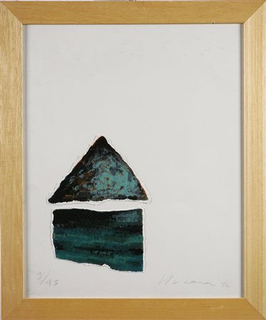 NUCARA RENZO (n. 1955) Senza titolo, 1992. Serigrafia. Cm 50x40. Tir. 9/45 in...