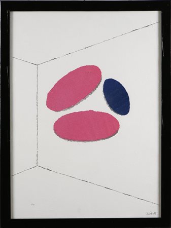 PINELLI PINO (n. 1938) Senza titolo. Serigrafia. Cm 76x56. Serigrafia con...