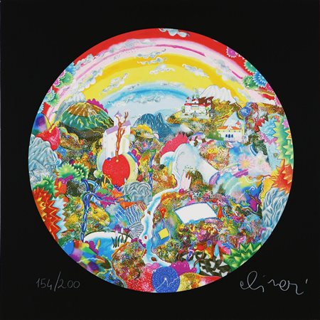 ALINARI LUCA (n. 1943) L'altro Io del suo Io, 2003. Serigrafia su cartone....