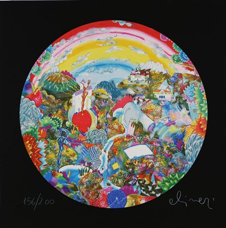 ALINARI LUCA (n. 1943) L'altro Io del suo Io, 2003. Serigrafia su cartone....