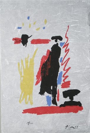 PICASSO PABLO (1881 - 1973) Senza titolo. Serigrafia. Cm 30x20. D'apres.