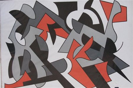 TOMSHINSKY STANLEY (1935 - 2004) Senza titolo. Litografia. Cm 70x50....