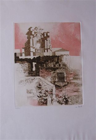 MARIO BARDI (1922 - 1998) Senza titolo. Litografia. Cm 70x50. Tiratura:...