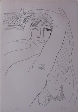 MARCHESOTTI MASSIMO (n. 1935) Senza titolo. Litografia. Cm 70x50. Tiratura:...