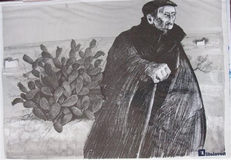 MAI G. Senza titolo. Litografia. Cm 70x50. Tiratura: 39/100. Firma e tiratura...