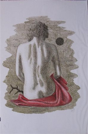 RONTANI GIANFRANCO (n. 1926) Senza titolo. Litografia. Cm 70x50. Tiratura:...