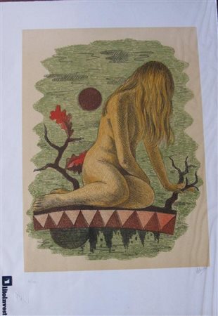 RONTANI GIANFRANCO (n. 1926) Senza titolo. Litografia. Cm 70x50. Tiratura:...